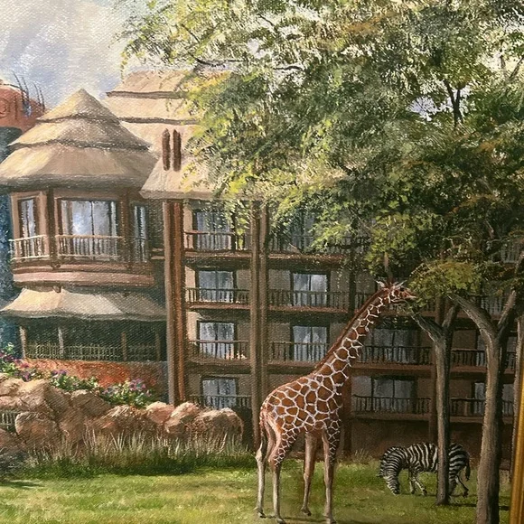 Larry DodsonDisney’s Animal Kingdom Lodge, Framed, Signed and Numbered